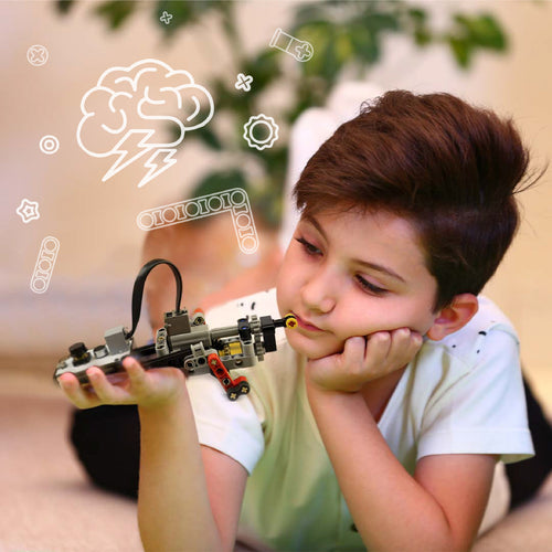 LEGO®-compatible Sound-activated Monkeynoid Robot kit