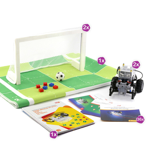 Orange Tart - Starter Pack | LEGO®-compatible Soccer Robot for STEAM
