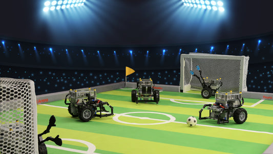 Orange Tart Kit | | LEGO®-compatible Soccer Robots for STEAM and Fun