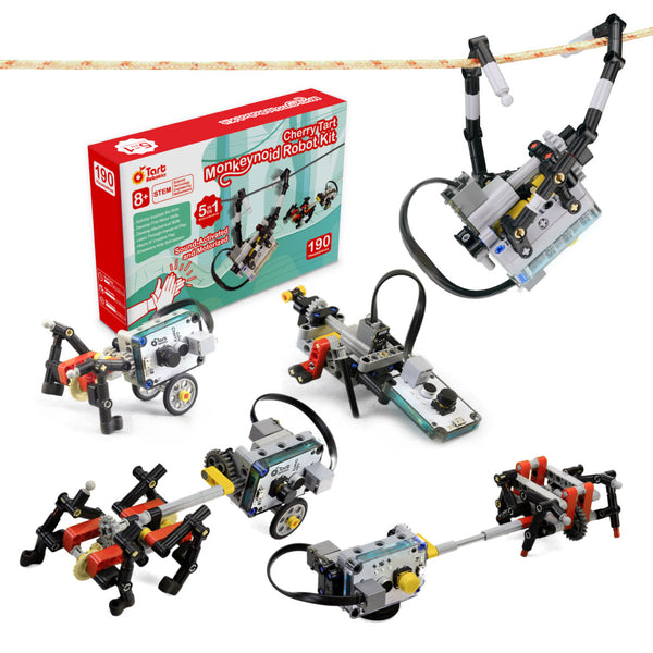 LEGO®-compatible Sound-activated Monkeynoid Robot kit